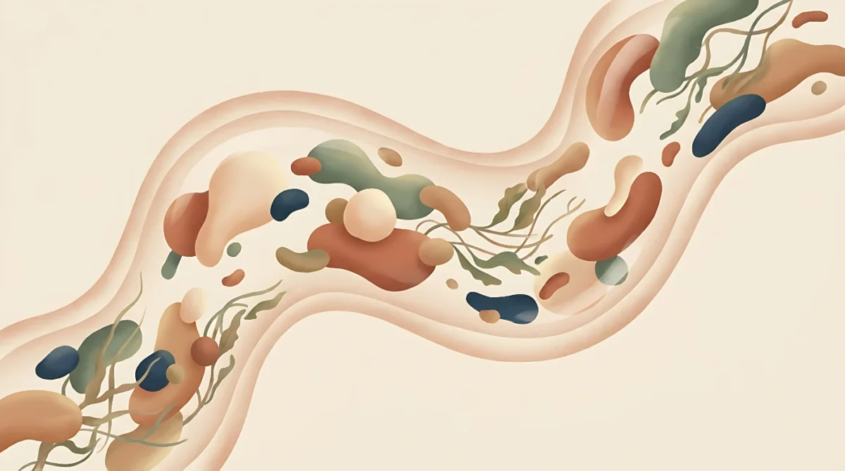 Comunidad diversa de formas microscópicas convive en un ecosistema intestinal y transforma materiales que llegan hasta ella.